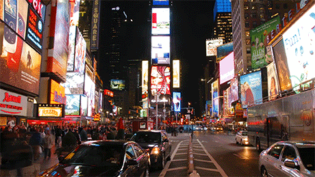 Times Square v noci. Zdroj: nycgo.com