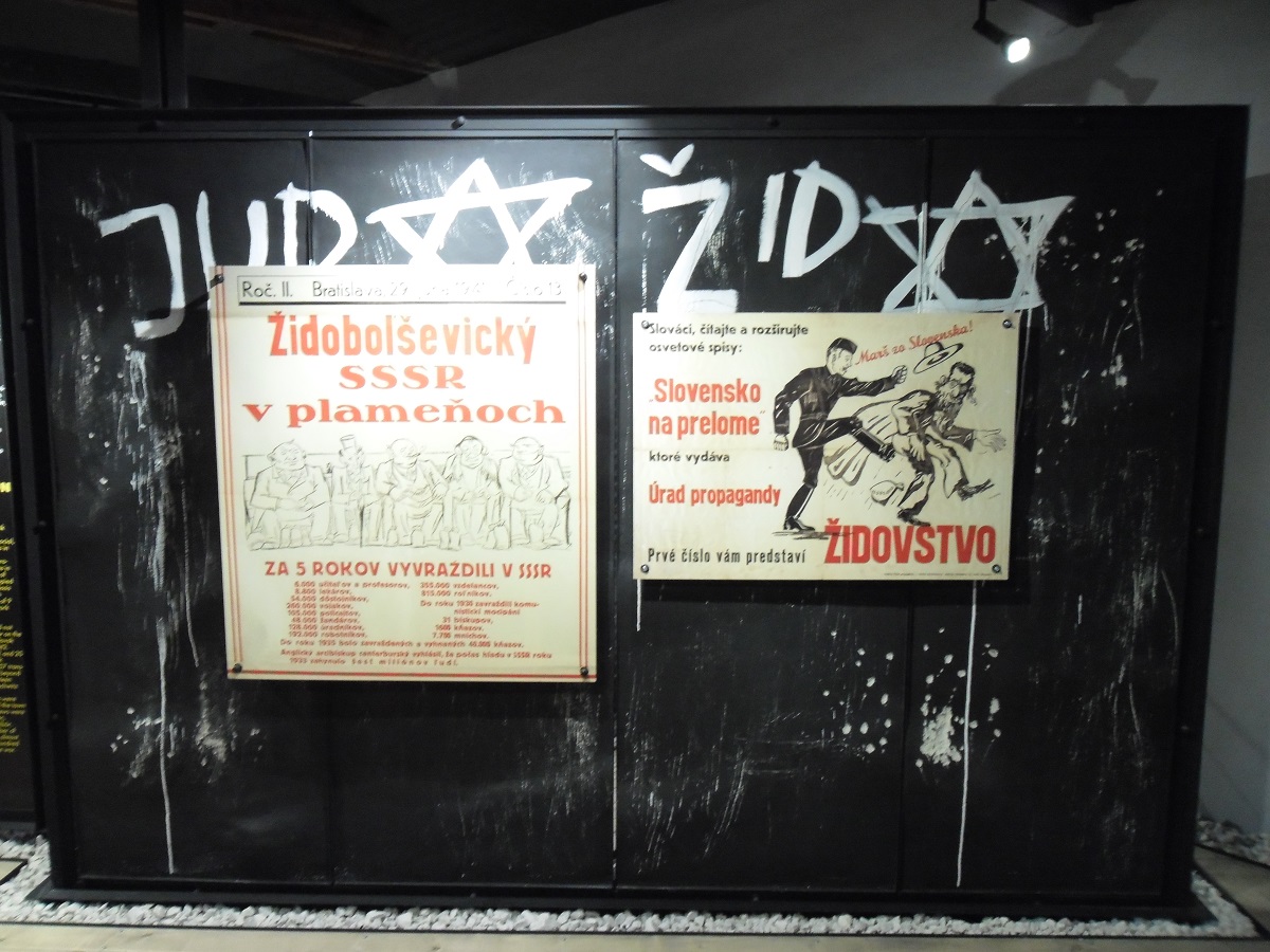 prejav antisemitizmu, foto SNM - Múzeum židovskej kultúry