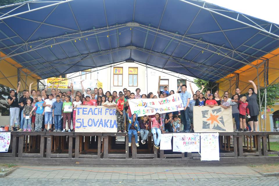 Záverečné vystúpenie žiakov Letnej školy TFS v Kežmarku. Zdroj: Facebook