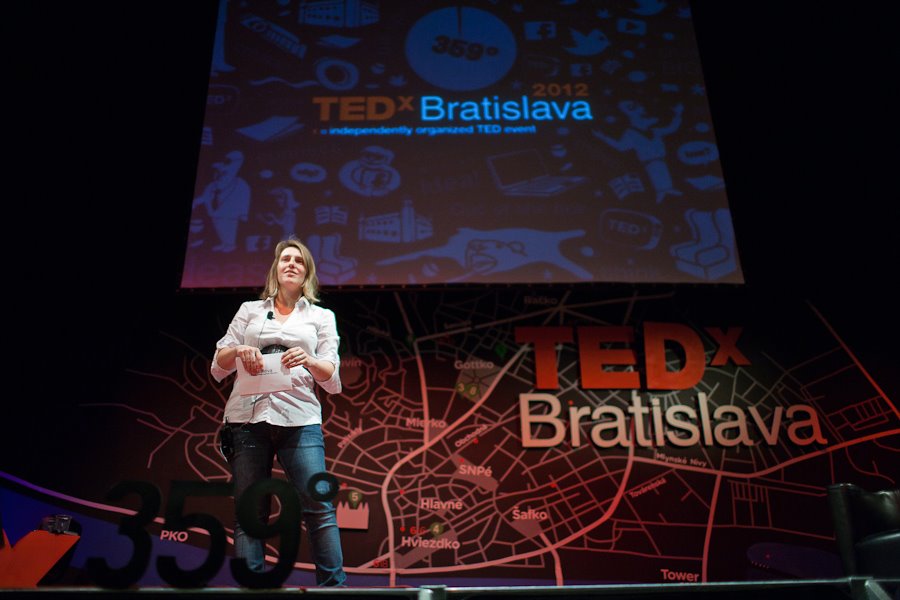 V. Pizano pracovala pre TEDxBratislava ako dobrovoľníčka. Foto: archív TEDx
